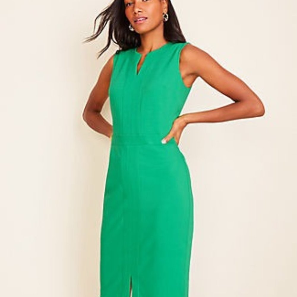 NWT ANN TAYLOR Stitched Sheath Dress